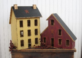 Lighted Country Houses